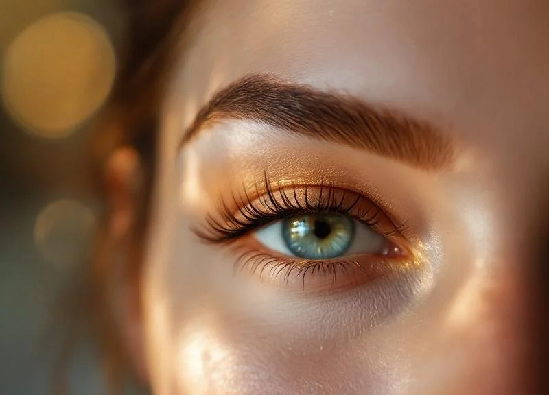 Brow lamination course results - perfectly shaped fluffy eyebrows